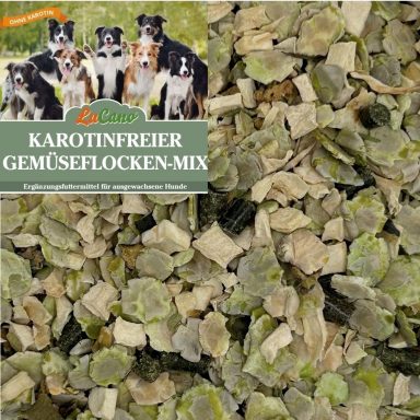 Gemüseflocken ohne Karotten und Möhren